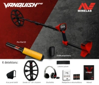 Detektor kovů Minelab Vanquish 540 -pointer